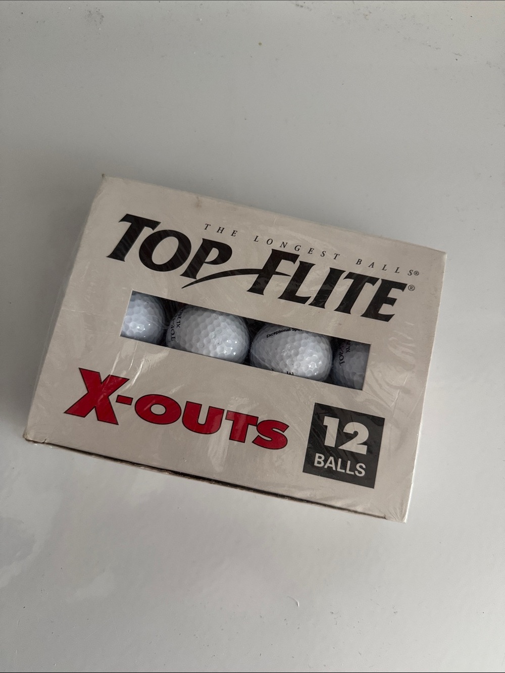 Brand new Top-Flite X-Outs Golf Balls - White
